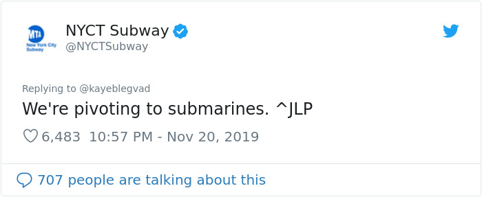 A Concerned Twitter User Asked Why The Subway Entrance Is Flooded, The MTA Responded With A Joke A Concerned Twitter User Asked Why The Subway Entrance Is Flooded, The MTA Responded With A Joke