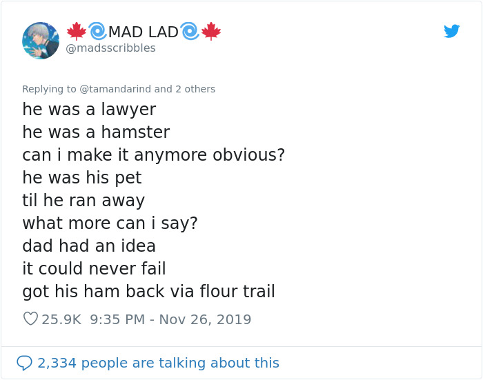 Dad Loses Daughter's Hamster, And His Freak-Out Texts Reveal How Pure His Heart Really Is Dad Loses Daughter's Hamster, And His Freak-Out Texts Reveal How Pure His Heart Really Is