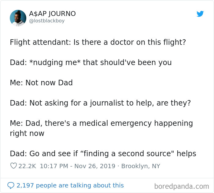 Text meme with a humorous exchange about needing a doctor on a flight.