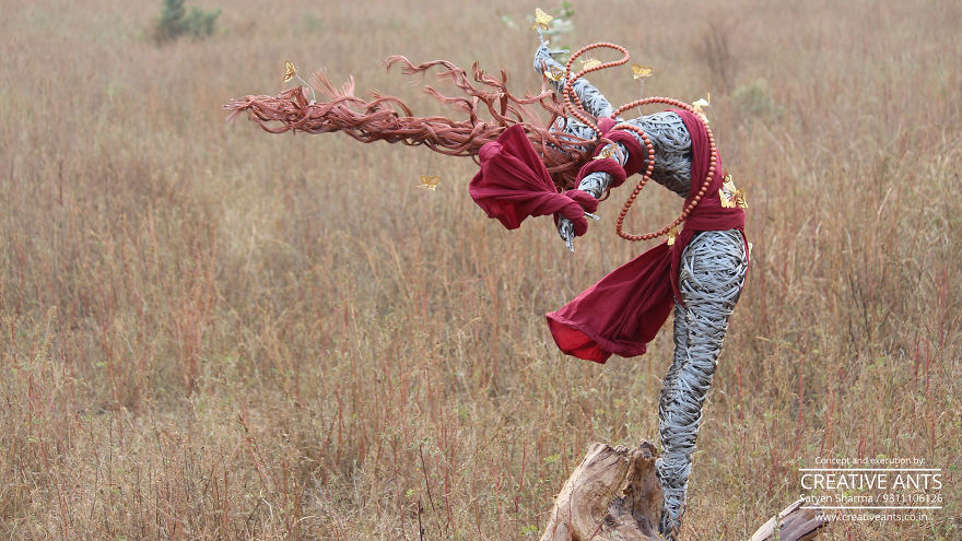 I Made A Sculpture Out Of Stainless Steel Wires Called "Viola"