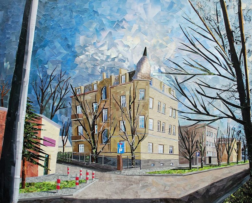 "Villa Sylwan", 73x92 cm