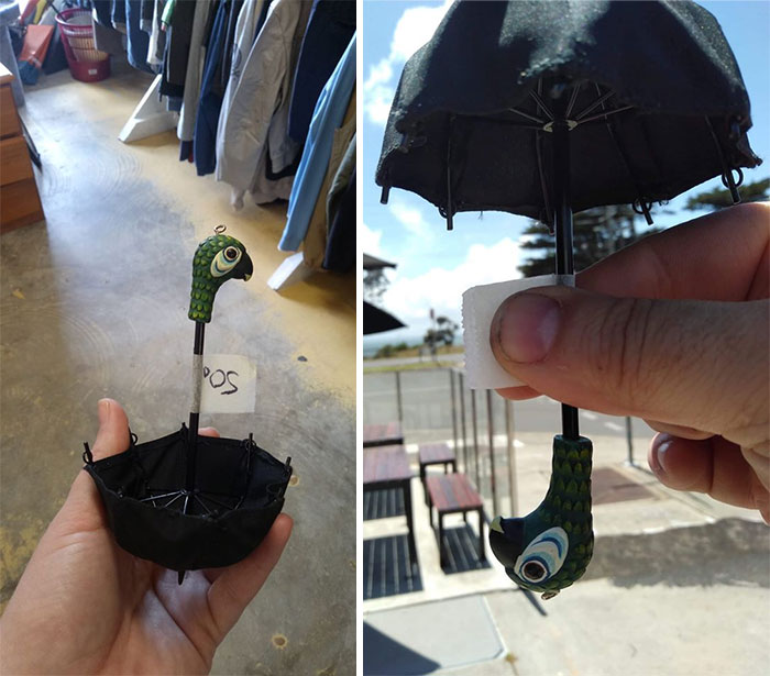 I Found This Miniature Mary Poppins Umbrella At An Opshop On San Remo For Just 50cents! Cute. It Didn't Make Me Fly