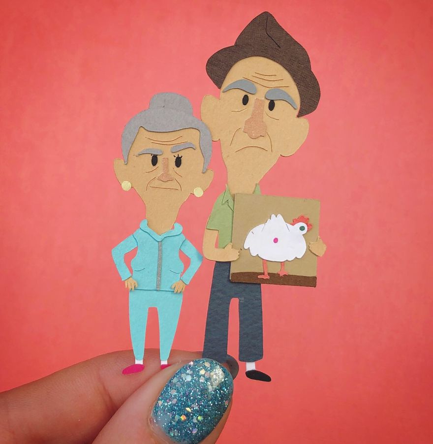 I Made A Huge Paper Art Scene Of The Characters From Bob's Burgers