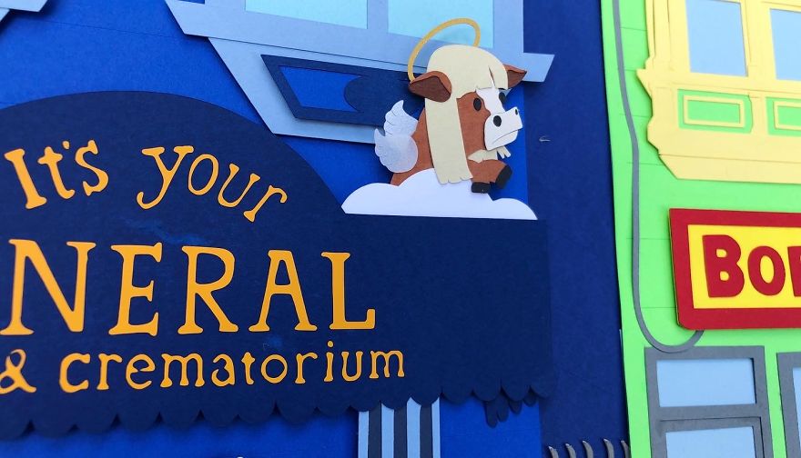 I Made A Huge Paper Art Scene Of The Characters From Bob's Burgers I Made A Huge Paper Art Scene Of The Characters From Bob's Burgers