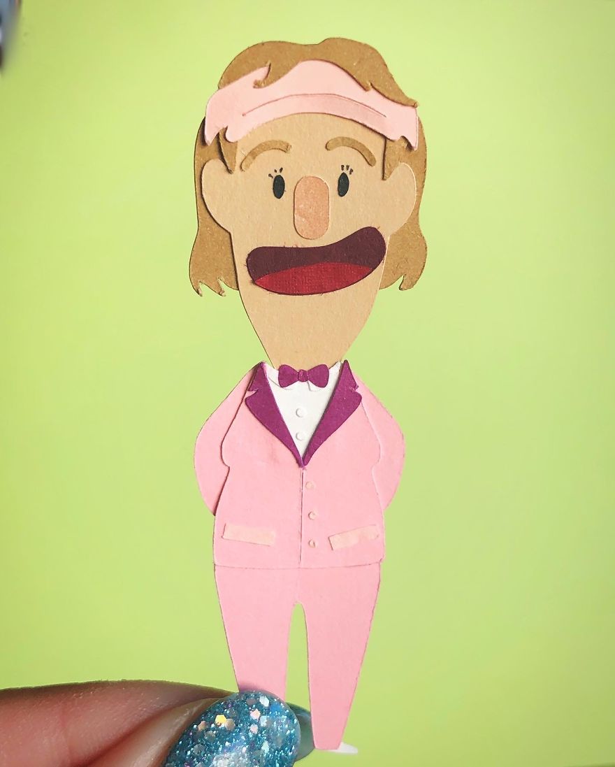 I Made A Huge Paper Art Scene Of The Characters From Bob's Burgers