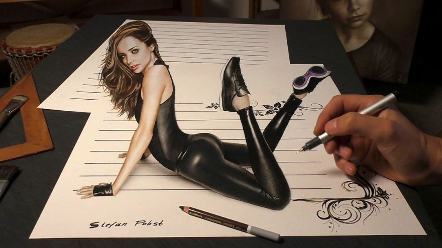 Meet Stefan Pabst's Incredibly Realistic 3D Drawings