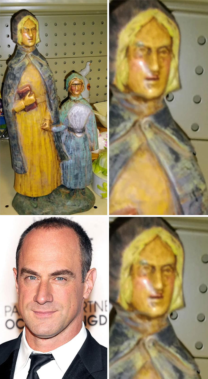 My Sister Found This In St Augustine Fl. It Sure Does Resemble Christopher Meloni