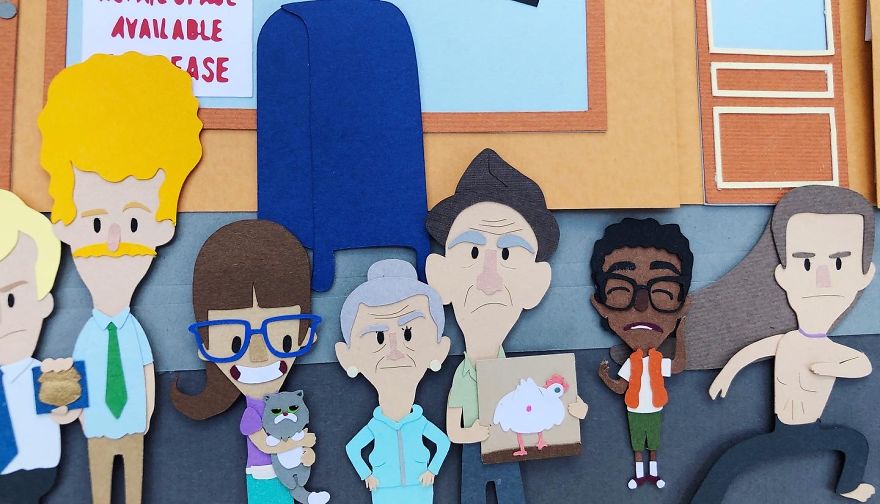 I Made A Huge Paper Art Scene Of The Characters From Bob's Burgers I Made A Huge Paper Art Scene Of The Characters From Bob's Burgers