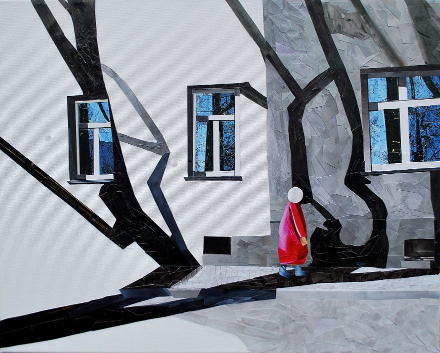 "Game Of Shadows", 50x60 cm