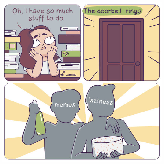 56 Funny Comics About Hanna’s Life That Almost Everyone Will Relate To