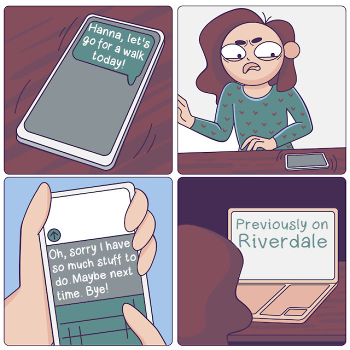 56 Funny Comics About Hanna’s Life That Almost Everyone Will Relate To