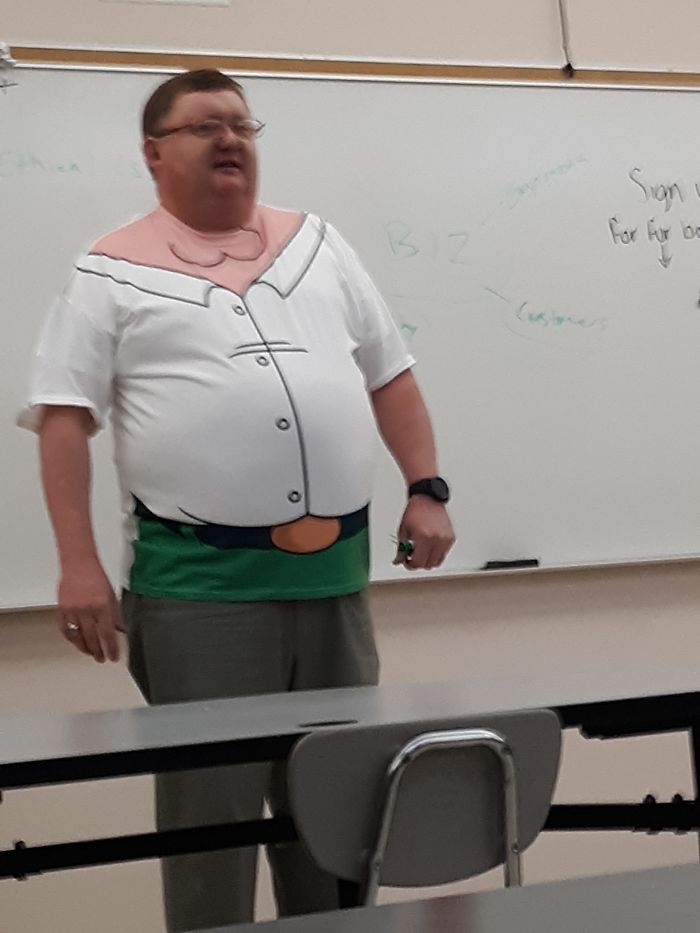 My Teachers Costume On Halloween