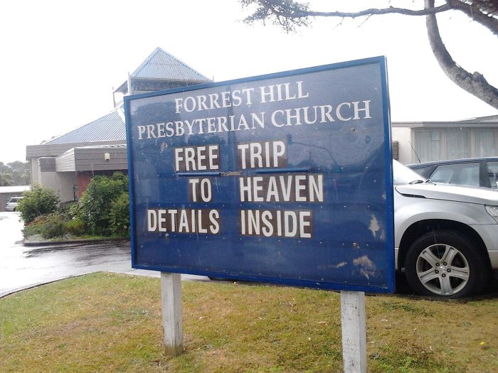 The Sign Outside My Local Church Is Vaguely Threatening