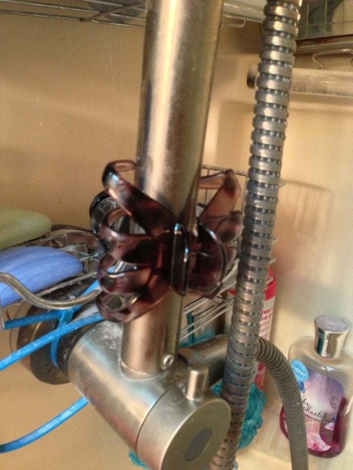 My Sister Left A Hair Clip In The Shower. Scared The Crap Out Of Me