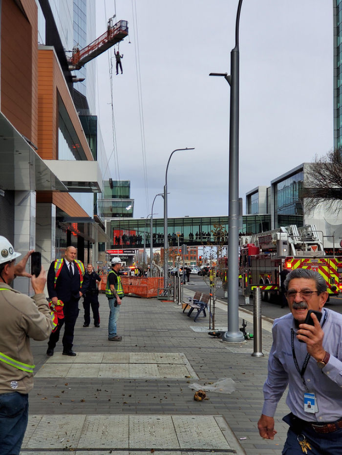 It Was A Bit Windy In Downtown Yesterday