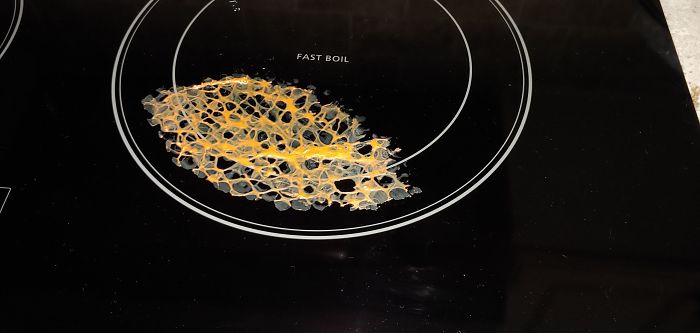 First Night In The New House And My Wife Cooks A Plastic Bag On The Brand New Stove