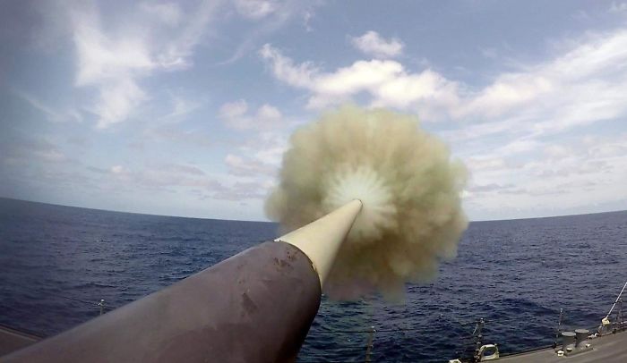 My Chief Put His Go-Pro On Our Naval Gun (2016)