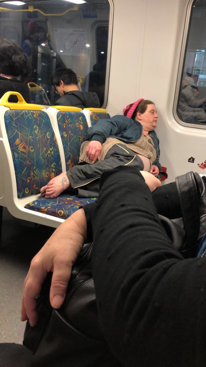 During Peak Hour On The Train, Thanks, I Hate It