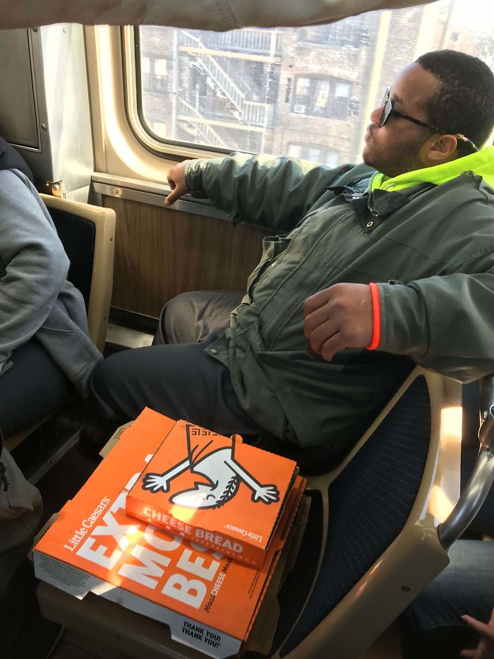Refusing To Let People Sit On The Train Because “Leftovers”