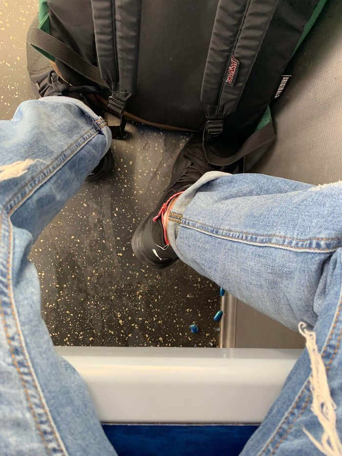 Picking Off Your Fake Nails On The Train And Throwing Them On The Ground