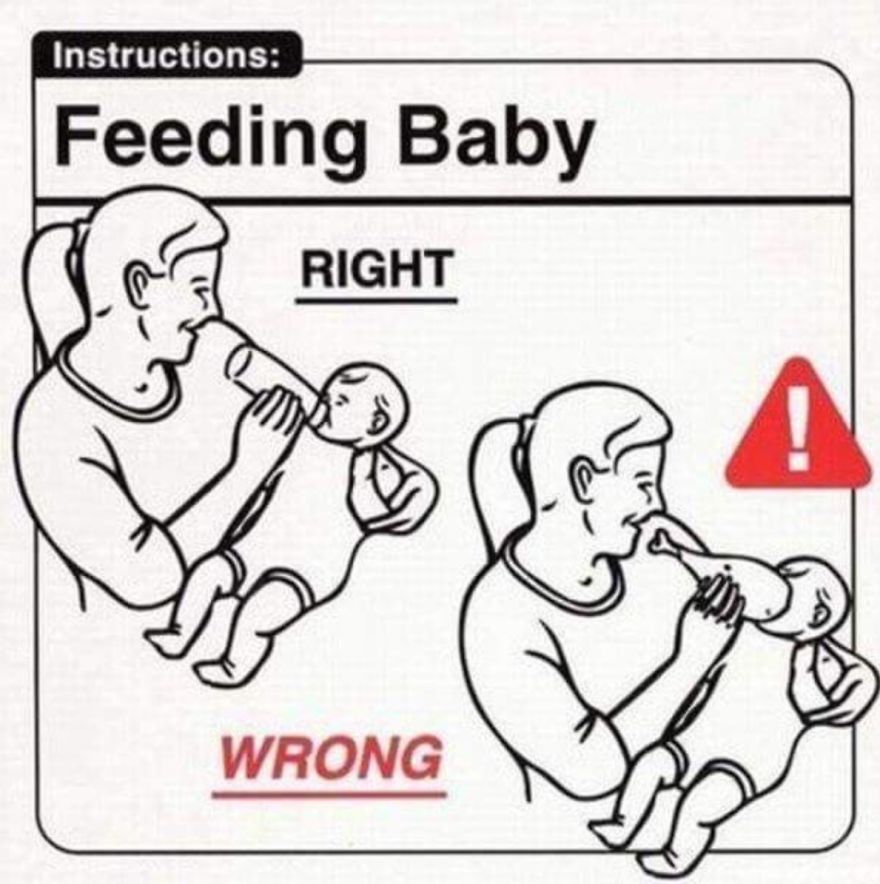 How To Look After A Baby (Funny Pics)