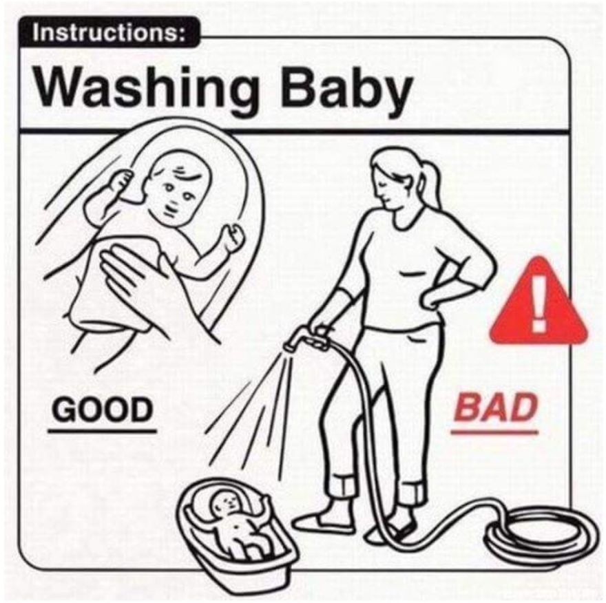 How To Look After A Baby (Funny Pics)