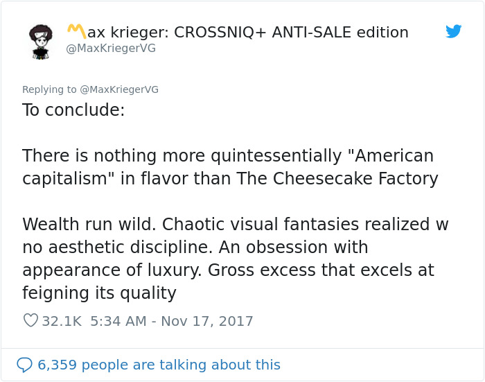 Man Explains Why Cheesecake Factory Is Probably The Weirdest Restaurant On Earth And It&rsquo;s Pretty Spot On