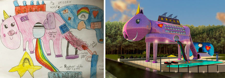 We Asked Kids To Describe Their Dream Houses And Made Them In 3D Then Evaluated Their Worth (16 Pics) We Asked Kids To Describe Their Dream Houses And Made Them In 3D Then Evaluated Their Worth (16 Pics)