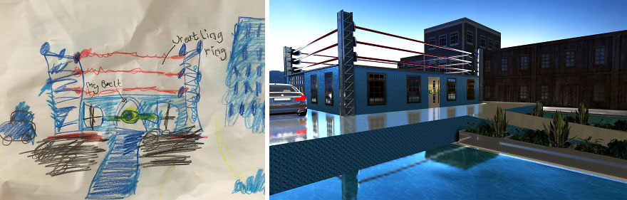 We Asked Kids To Describe Their Dream Houses And Made Them In 3D Then Evaluated Their Worth (16 Pics)