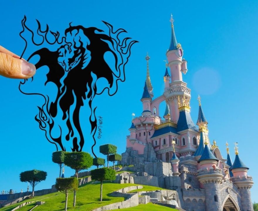 I Hold Up Paper At Disney Parks!