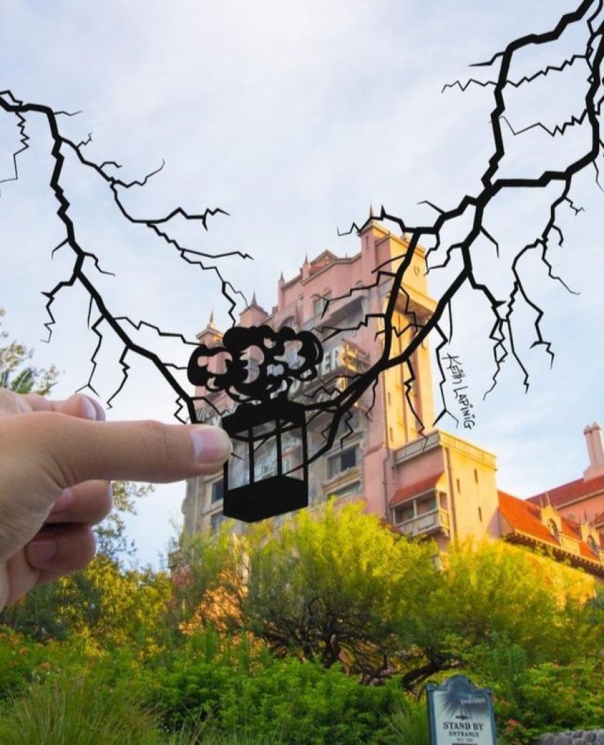 I Hold Up Paper At Disney Parks!