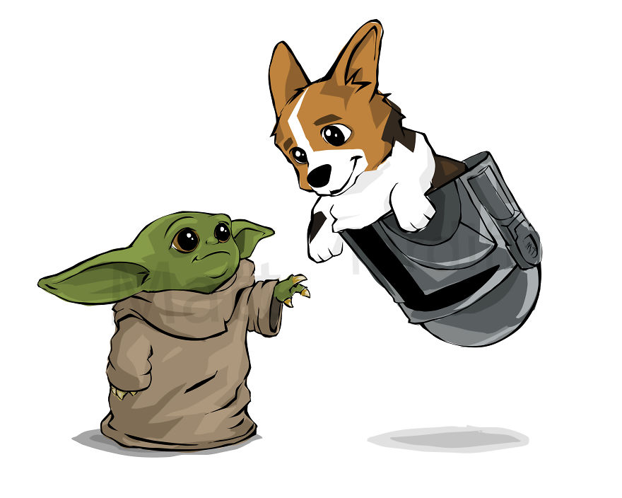 Red Headed Tri Corgi