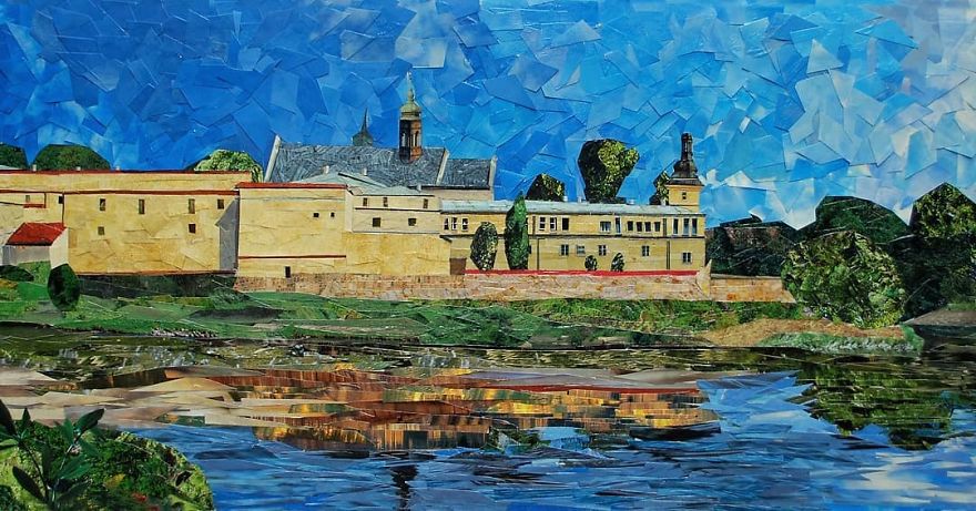 "Monastery", 30x70 cm