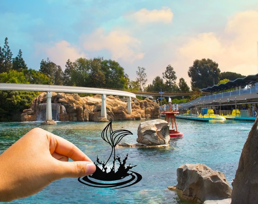 I Hold Up Paper At Disney Parks!