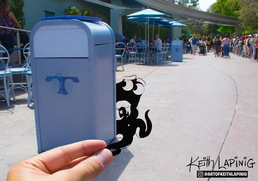 I Hold Up Paper At Disney Parks!