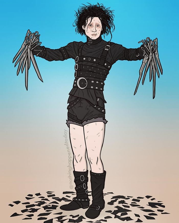 Pop-Culture-Character-Secret-Life-Illustration-Ed-Harrington