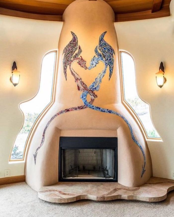 This Poor Fireplace Has A Tramp Stamp And Cankles.