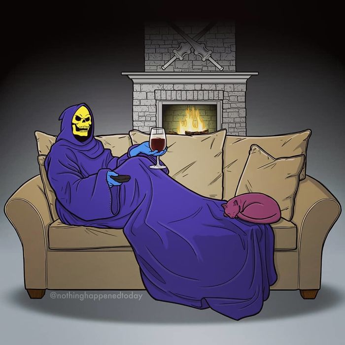 Pop-Culture-Character-Secret-Life-Illustration-Ed-Harrington