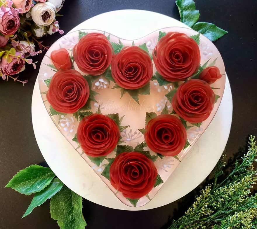 I Handcraft Realistic Floral 3D Jelly Koi Ponds, Birds And Characters.