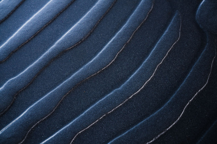 I Photographed The Textures Of The Black Sand Beaches In Iceland