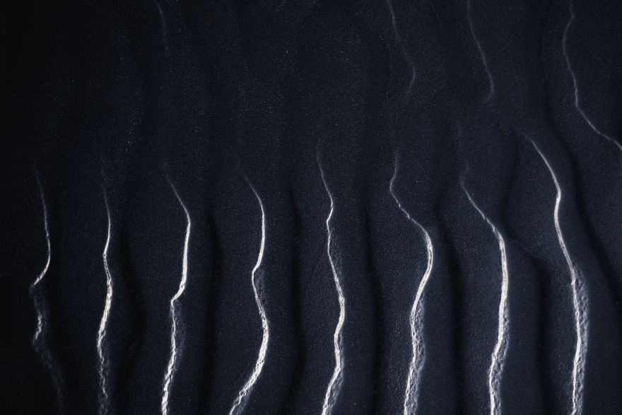 I Photographed The Textures Of The Black Sand Beaches In Iceland