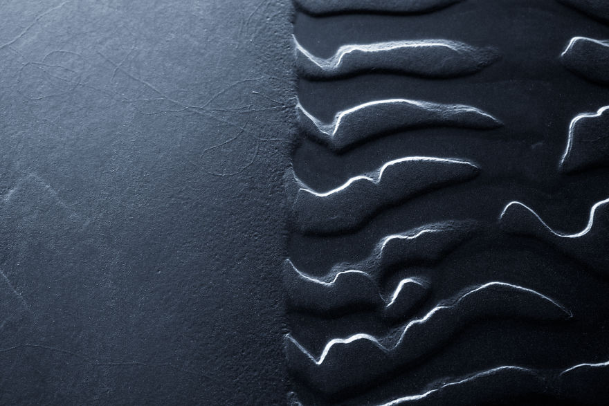 I Photographed The Textures Of The Black Sand Beaches In Iceland
