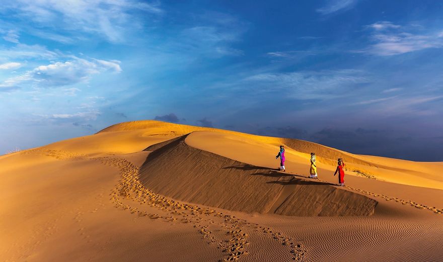 Dawn In Nam Cuong Sand Dunes