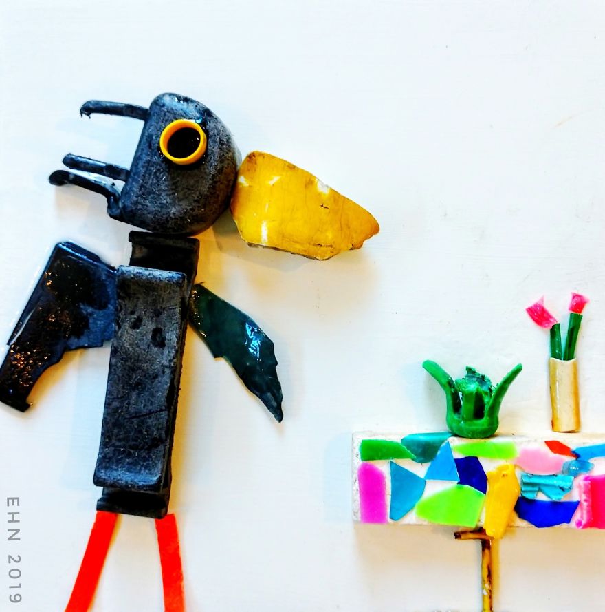 I Make Whimsical Art From Ocean Plastic Found On My Beach I Make Whimsical Art From Ocean Plastic Found On My Beach