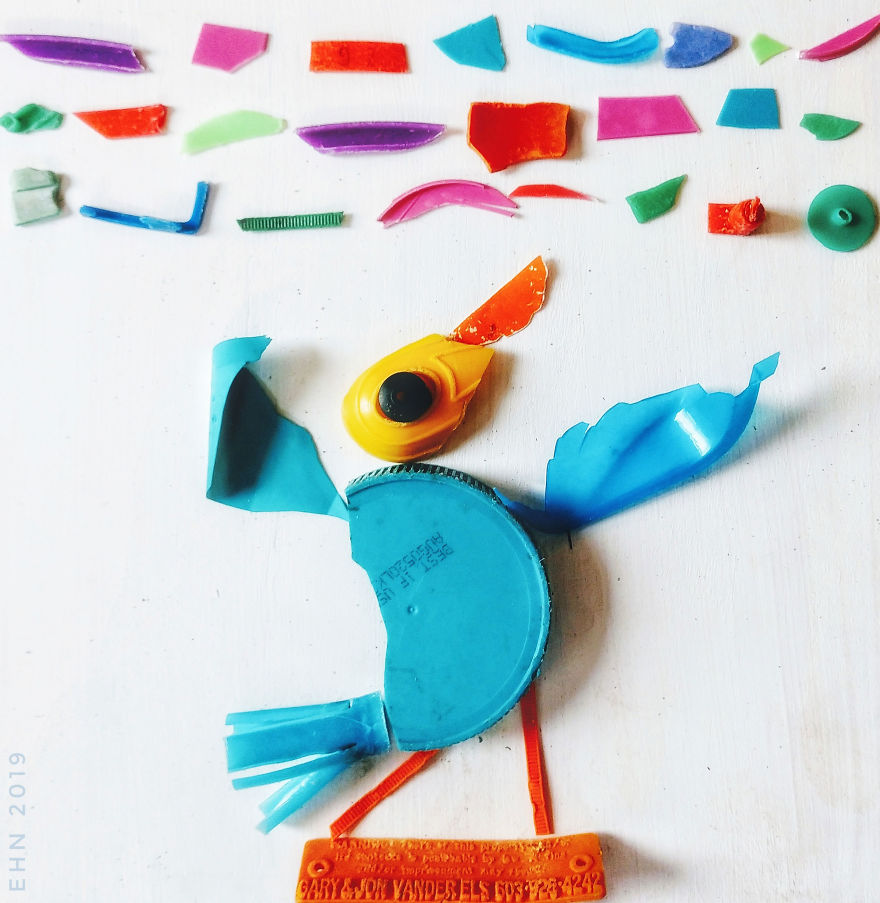 I Make Whimsical Art From Ocean Plastic Found On My Beach