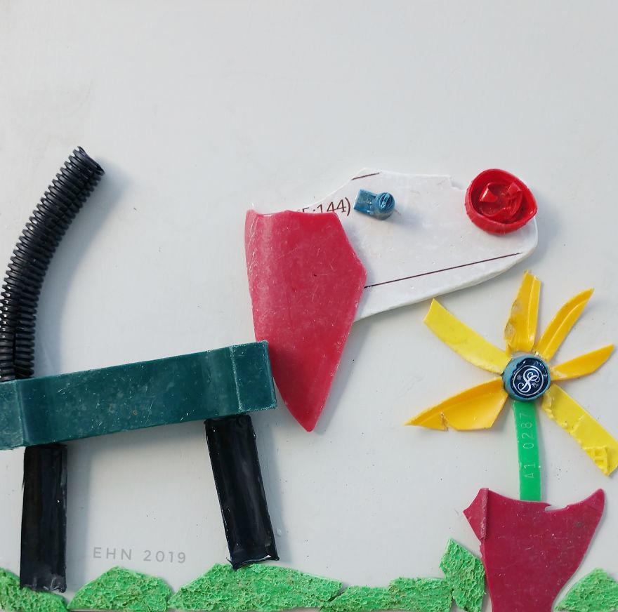 I Make Whimsical Art From Ocean Plastic Found On My Beach I Make Whimsical Art From Ocean Plastic Found On My Beach