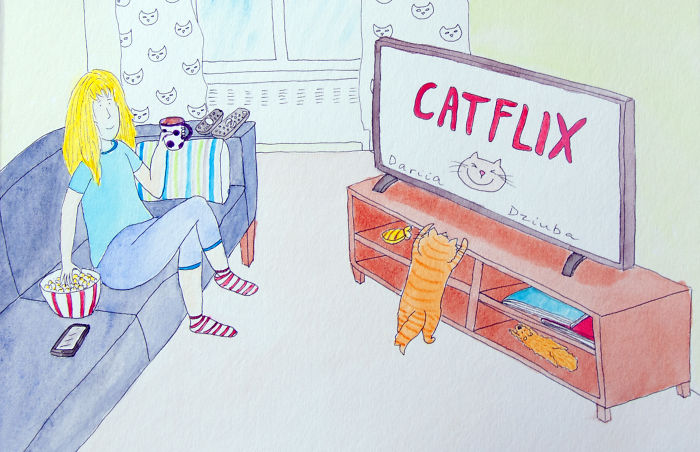 Catflix Tonight? Enjoying Cat Videos All Night
