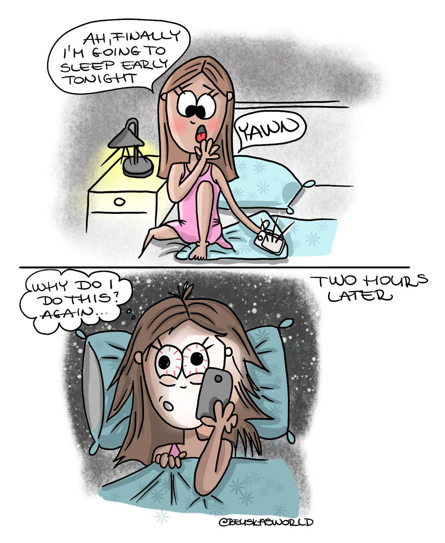 I Create Cute Illustrations About The Daily Small Struggles, Happy Moments And Everyday Situations Of A Hungarian Young Lady.