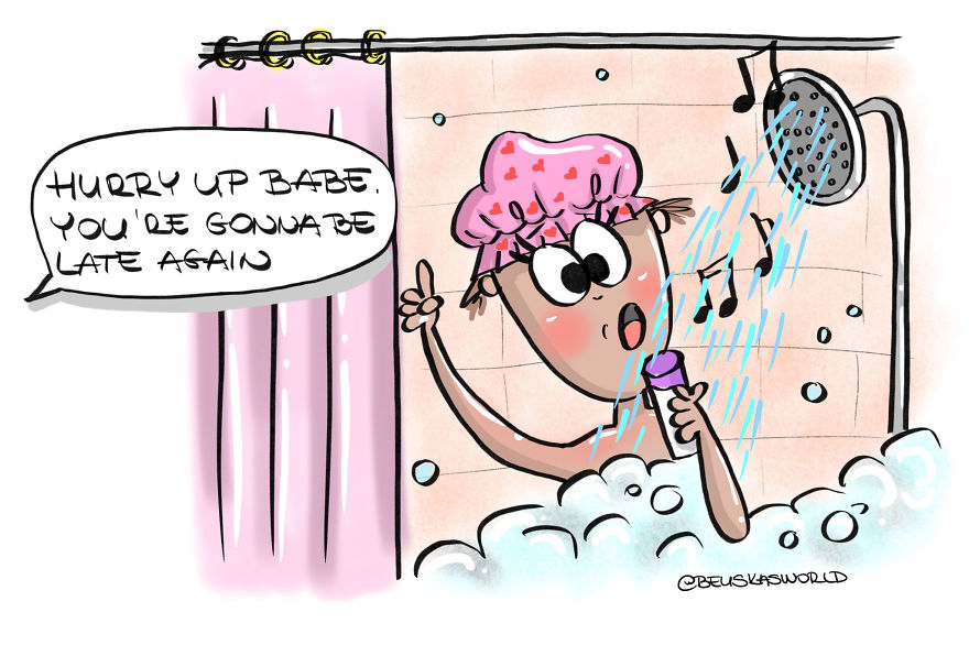 I Create Cute Illustrations About The Daily Small Struggles, Happy Moments And Everyday Situations Of A Hungarian Young Lady.