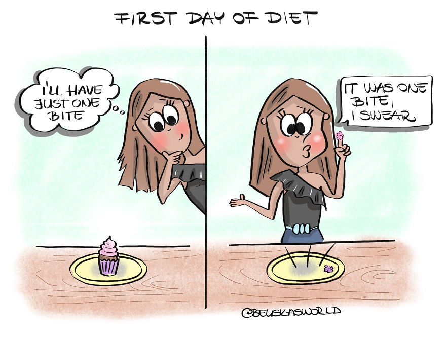 I Create Cute Illustrations About The Daily Small Struggles, Happy Moments And Everyday Situations Of A Hungarian Young Lady.